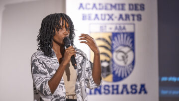 Nathan Bushiru, winner of the “Young African Photography” residency, begins his residency.