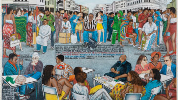 L&rsquo;oeuvre « Auditorium Cheikh Anta Diop, Dakar », de l&rsquo;artiste Cheikh Ndiaye rejoint le Mémorial de Caen dans le cadre de l&rsquo;expositon « (Dé)colonisations: des artistes africains interrogent l&rsquo;Histoire ».